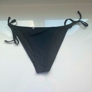 New black aeri tie bikini bottom